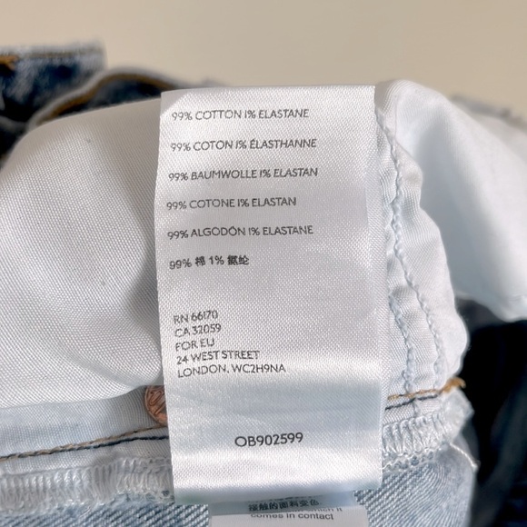 Free People Button Fly Distressed Raw Hem Jeans - Picture 7 of 7